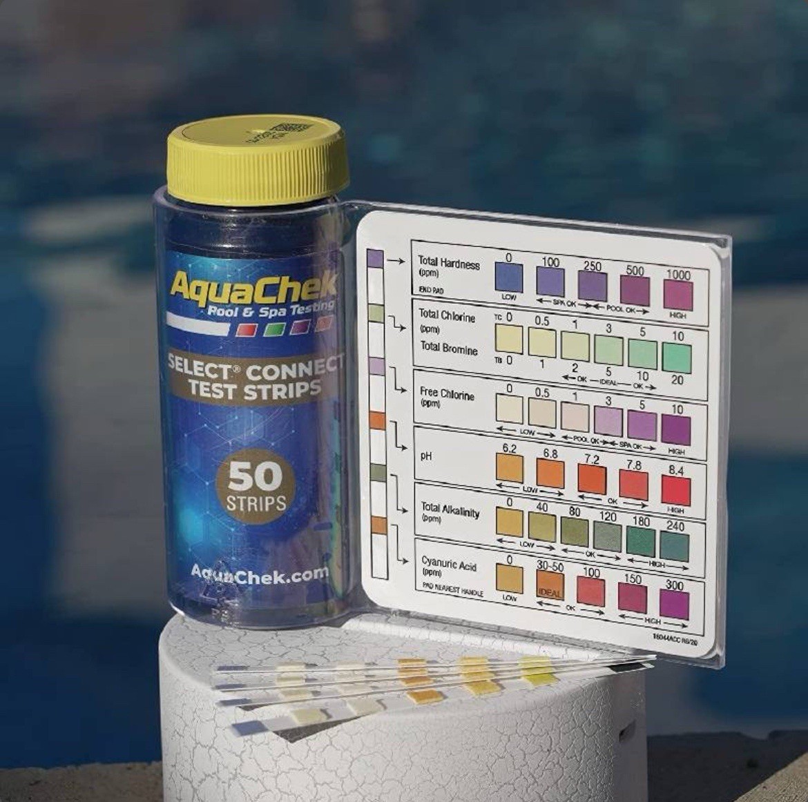 AQUACHEK Select® Connect 7-In-1 Test Strip &App Kit 50 CT 541604APP EXP 1/2028🚀 gallery