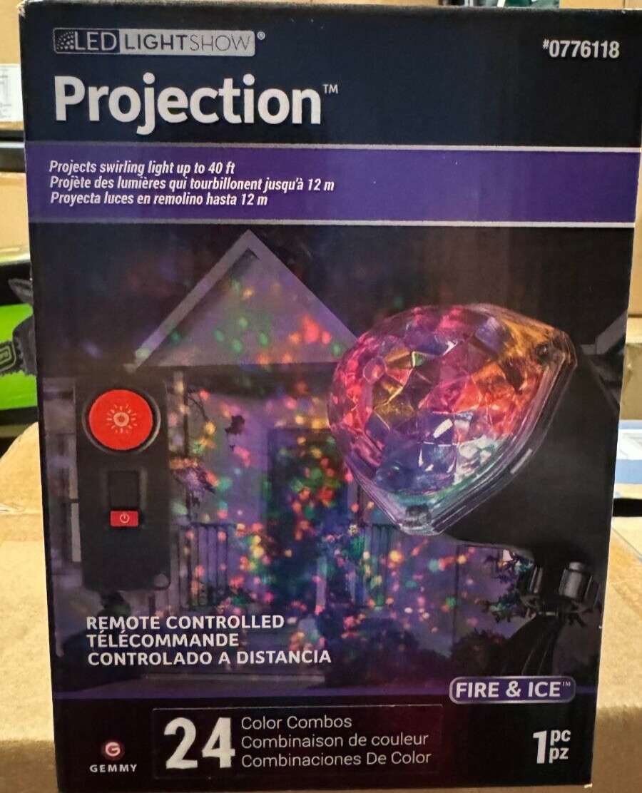 Gemmy Confetti Multi-Function Red/Green/Blue/Yellow/Purple Led Multi-Design gallery