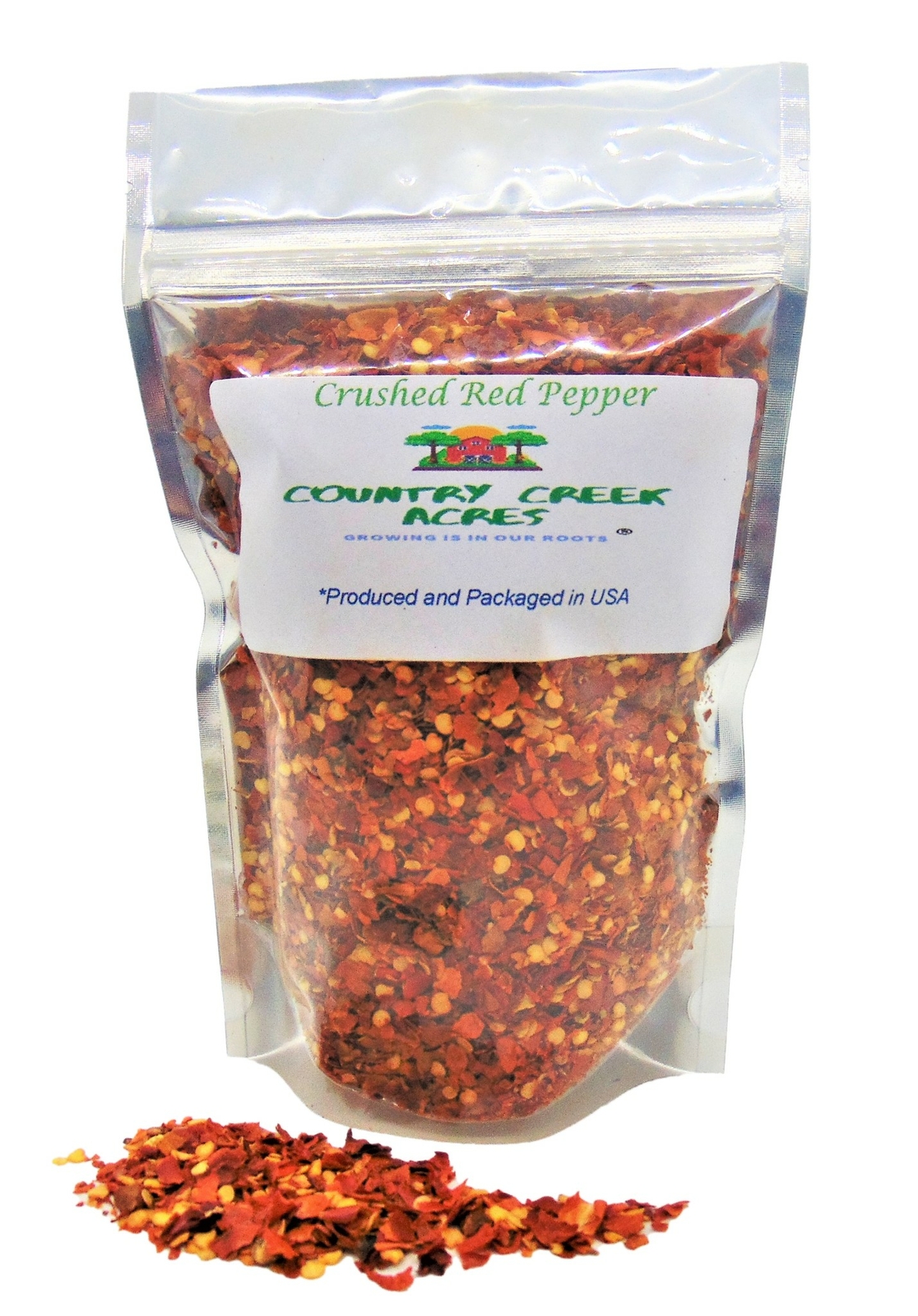 2 oz Crushed Red Pepper Flakes Seasoning - Non-GMO - Country Creek LLC gallery