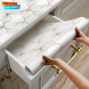 Shelf Liner Non Slip Waterproof 12in x 10ft Golden Flower CD001 Quttisay Kitchen gallery