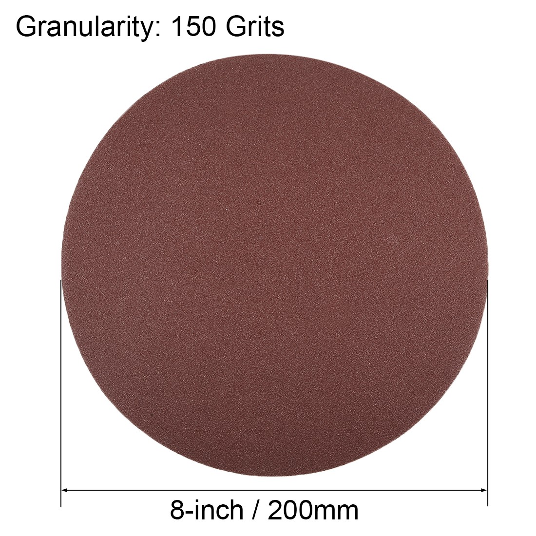 15pcs 8 Inch Hook and Loop Sanding Discs 150-Grits Sandpaper for Orbital Sander gallery