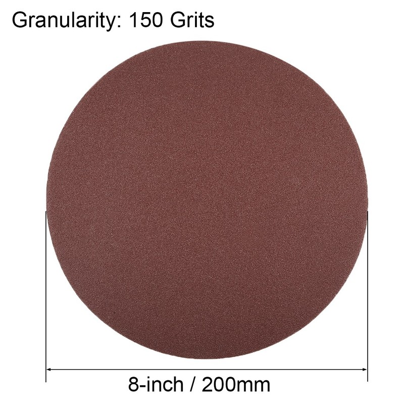 15pcs 8 Inch Hook and Loop Sanding Discs 150-Grits Sandpaper for Orbital Sander gallery