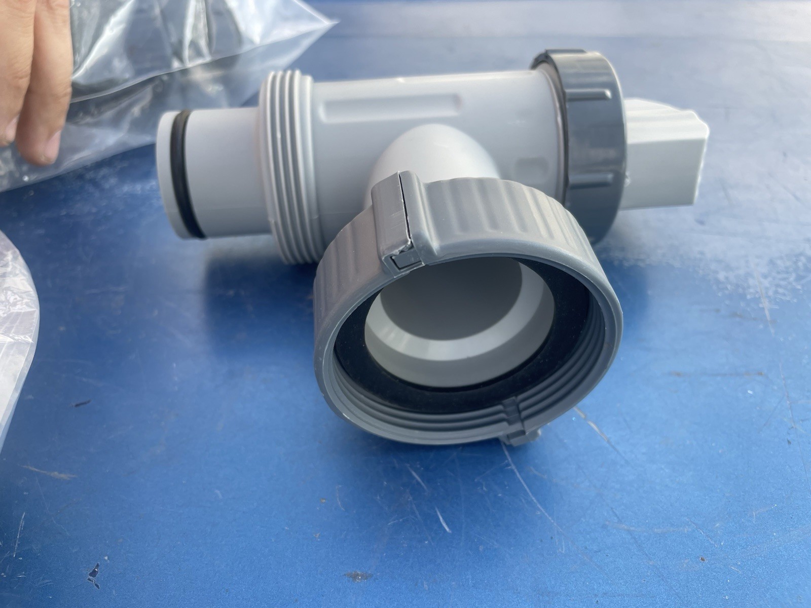 Plunger Valve Type B Pool Hose Adapter Compatible With Intex gallery