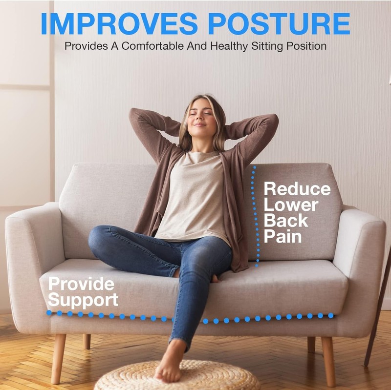 2Pack Couch Cushion Support for Sagging Sofa Seat Saver 45in Extra Thick gallery