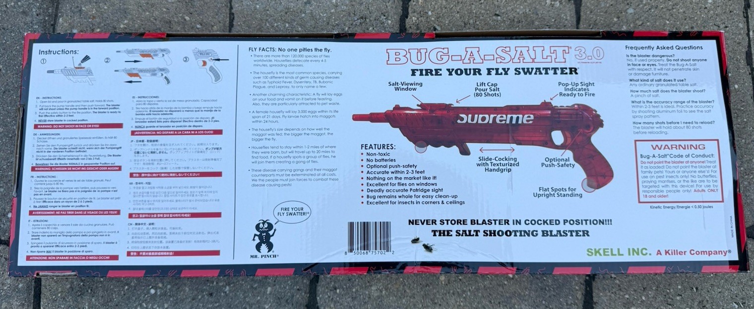 NEW! Supreme Bug-A-Salt 3.0 Red - SS26 - SHIPS NOW! gallery