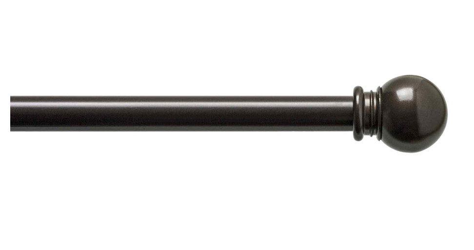 Adjustable Café Rod 5/8" Ball 2 Colors gallery