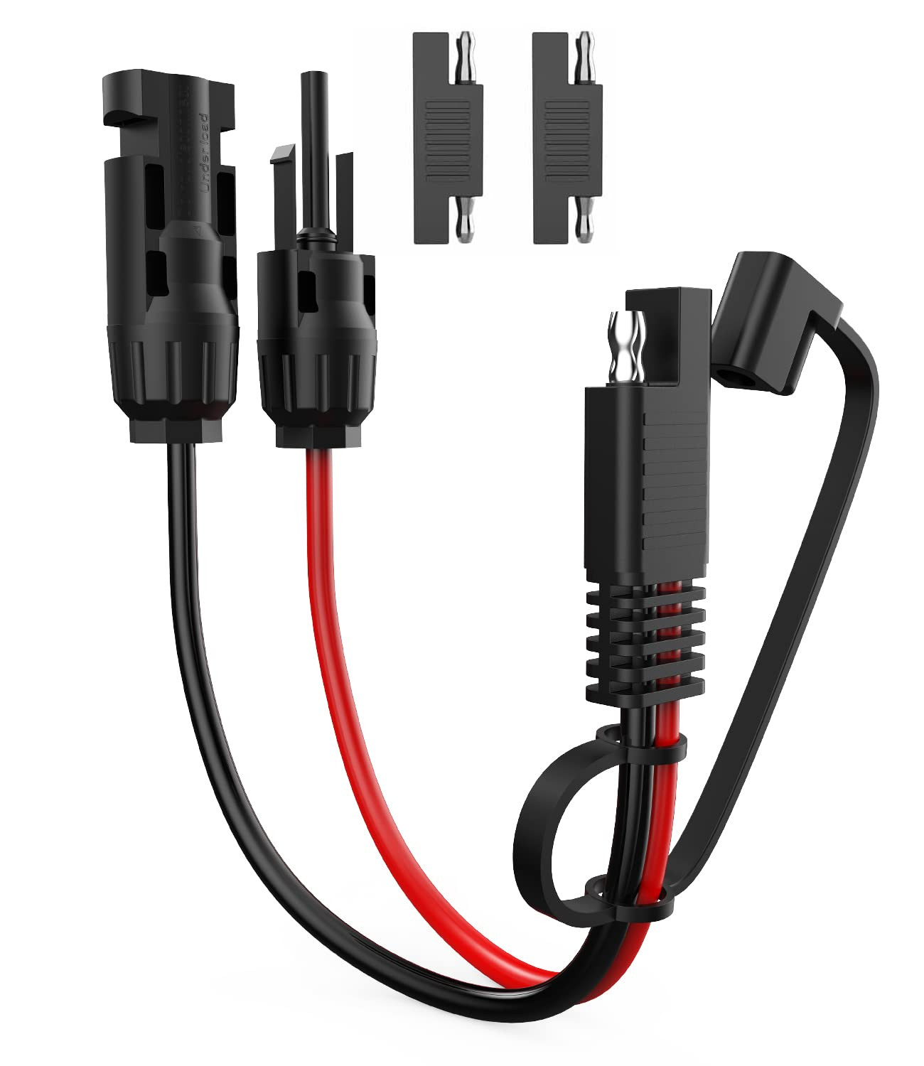 Solar Extension Cable - 10AWG, 30Cm with 2 SAE Polarity Reverse Adapters gallery