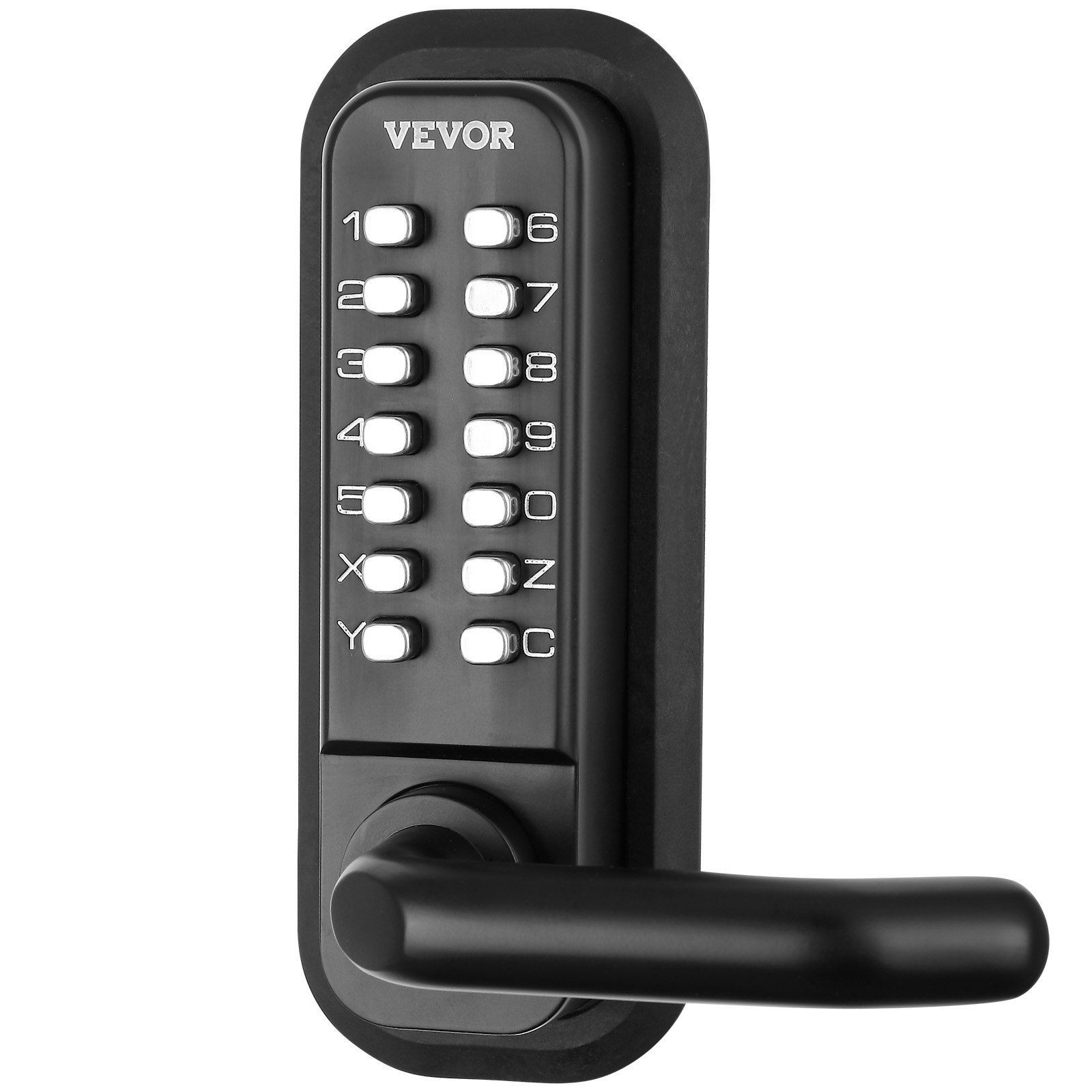Waterproof 14-Digit Keypad Zinc Alloy Outdoor Lock & Handle 3x3x3in 333lb gallery