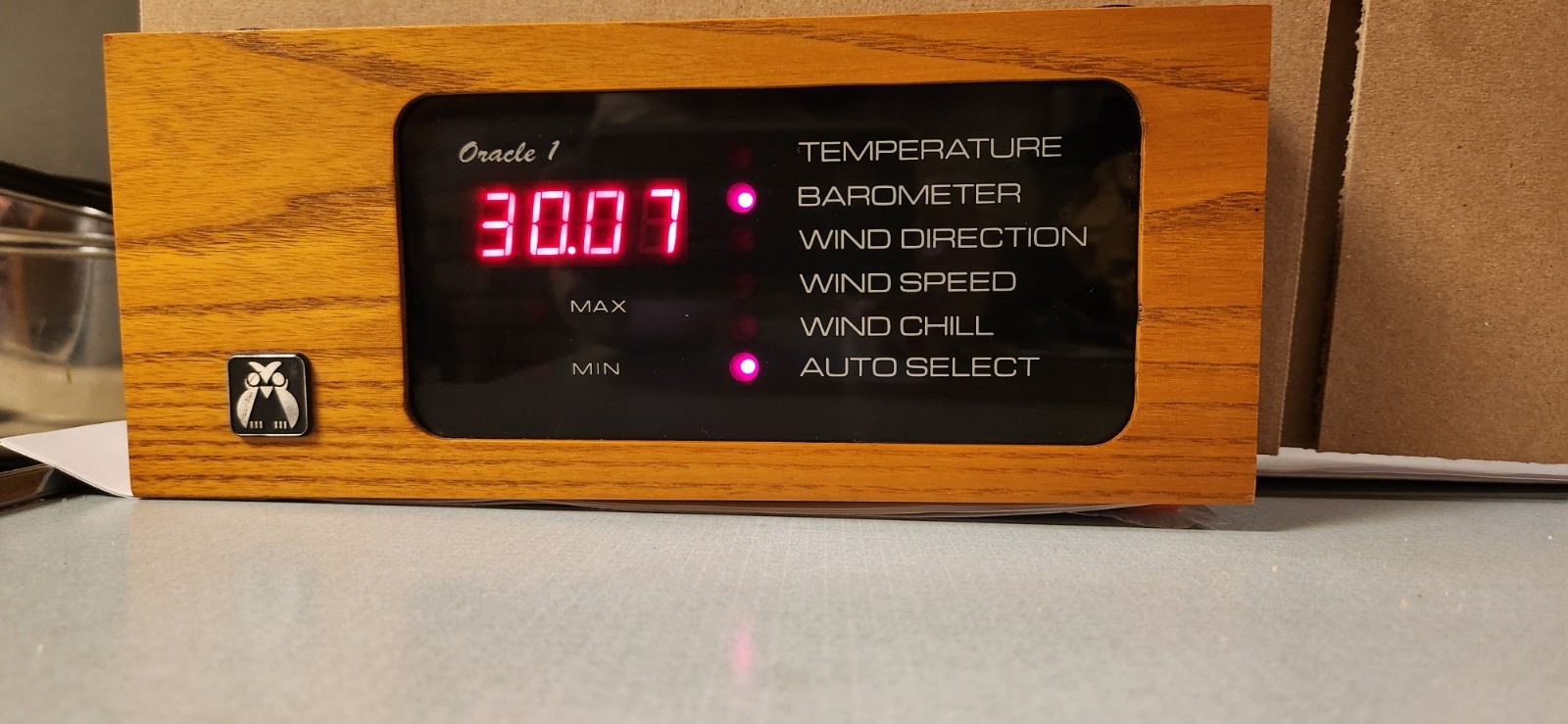 Vintage Rainwise Oracle 1 Weather Station In store Display sensors new gallery