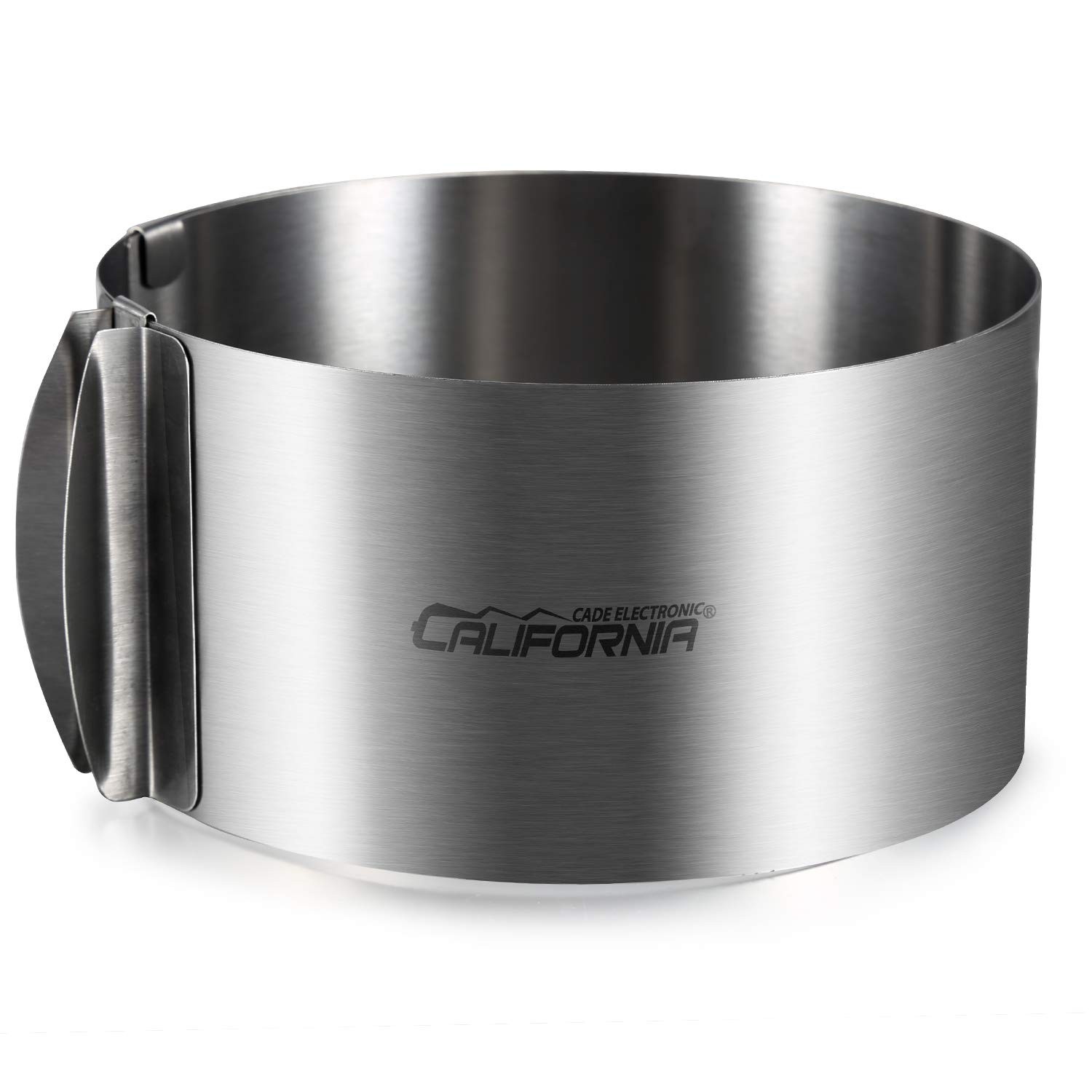 Cake Mold-Cake Ring-Adjustable Round Stainless Steel 6 to 12 Inch Silver gallery