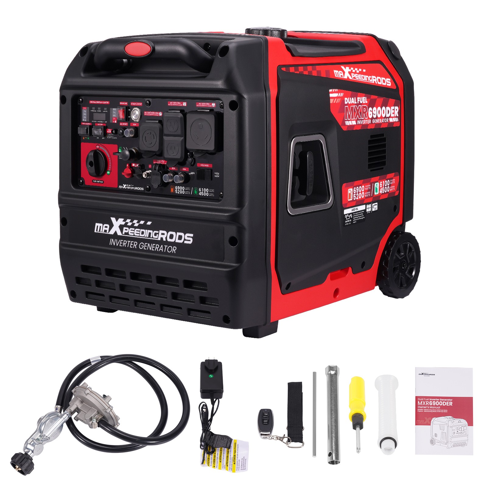Dual Fuel Dual Voltage 4500W Propane Generator – Low Maintenance & Clean Power gallery