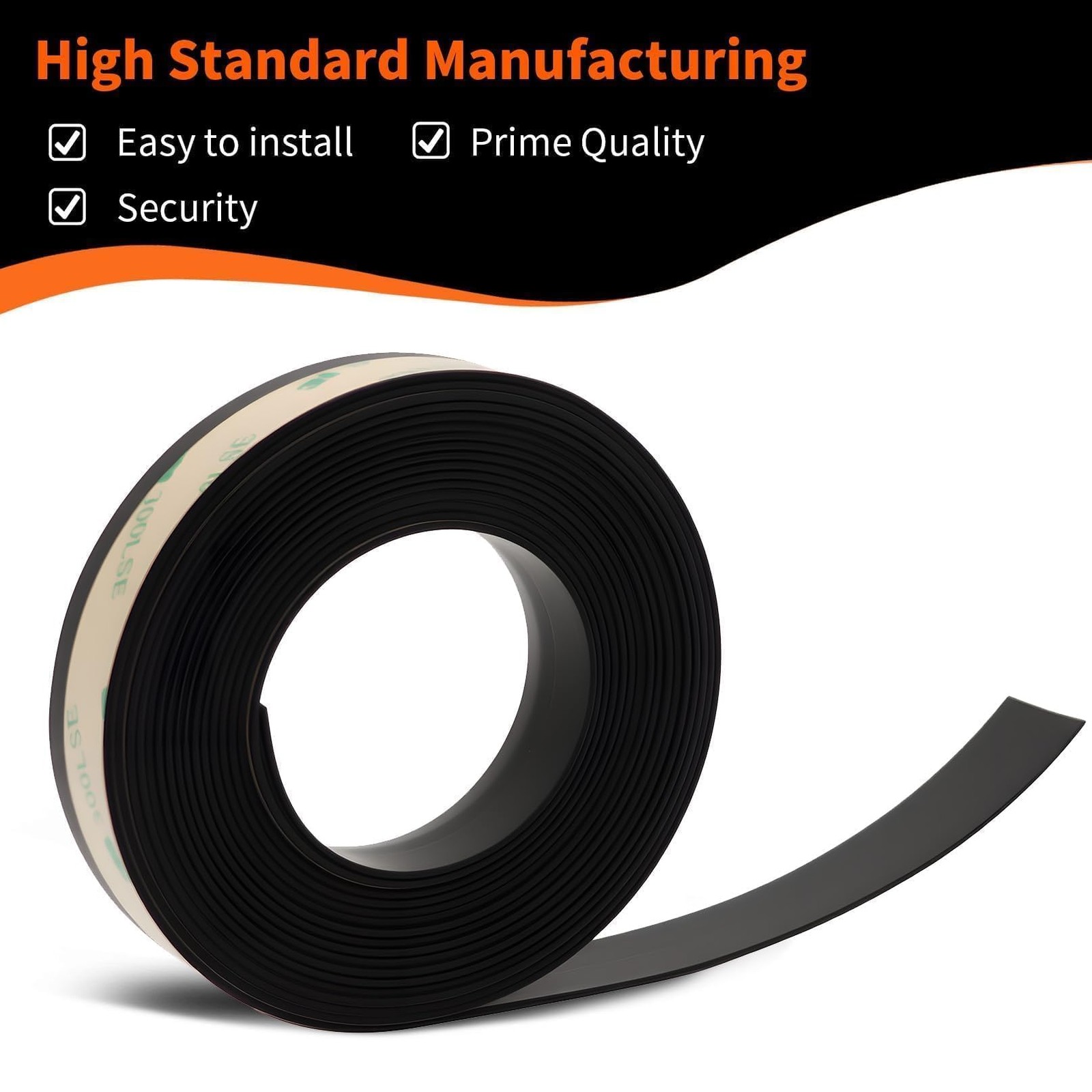 13.12FT Front Rear Side Seal Strip Car Door Window Trim with Adhesive Weather... gallery