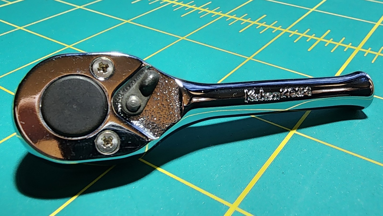 KOKEN 2753PS - 1/4" SQ 75mm CHROME RATCHET - MADE IN JAPAN gallery