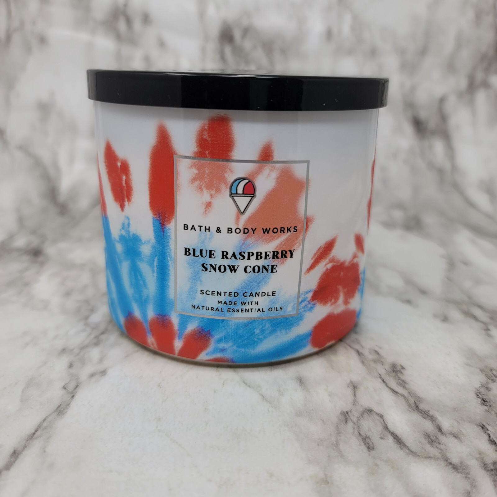 Bath & Body Works Blue Raspberry Snow Cone 3-Wick Candle gallery