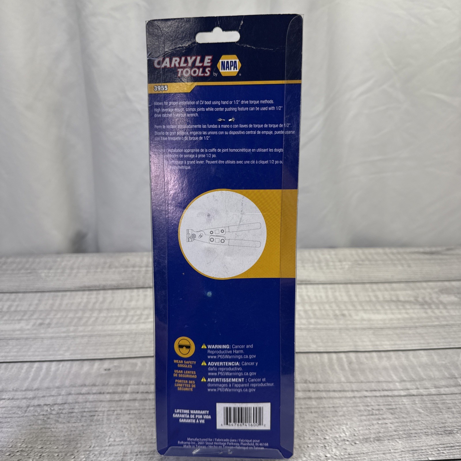 Napa Carlyle Tools 3955 CV Boot Clamp Tool High Leverage Design Crimps gallery