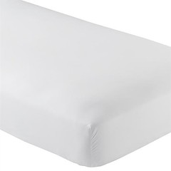Twin Extra Long Fitted Sheet Only, Soft & Comfy 100% Cotton by Crescent Bedding