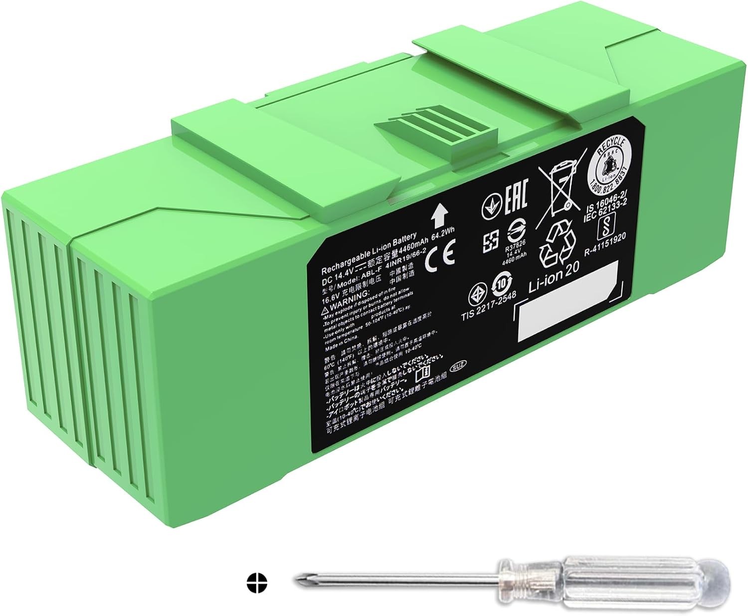 ABL F 64.2Wh Replacement Li ion Battery Compatible with iRobot Roomba j i gallery