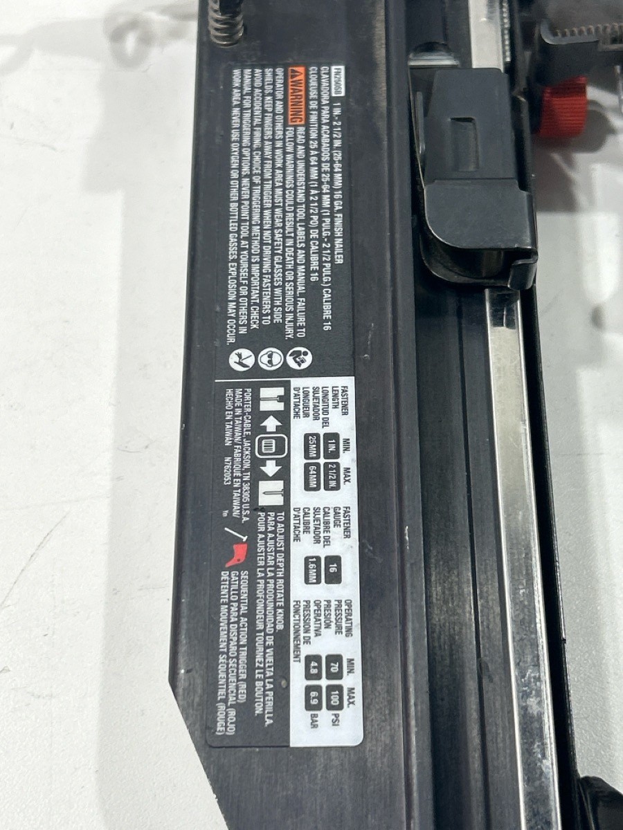 PORTER CABLE FN250SB 16GA NAILER (P13018520) gallery