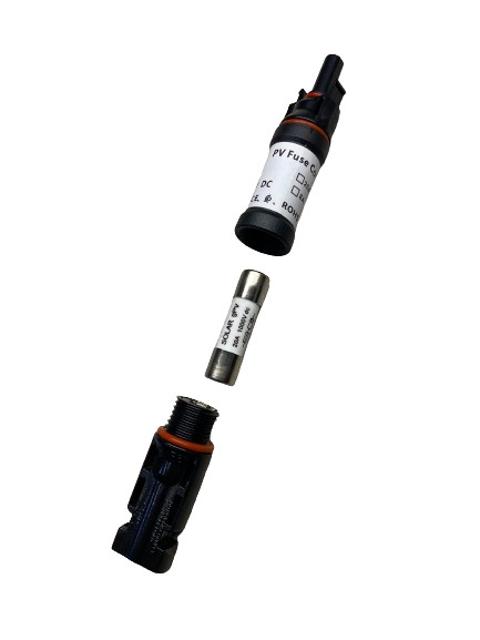 15A Solar Fuse Holder IP68 Waterproof Connector 1000V, for Solar System, Male Fe gallery