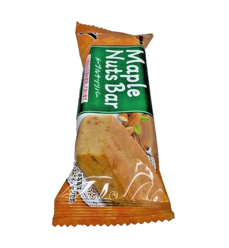 Japan Sponge Cake Bourbon Maple Nuts Bar 1 Piece × 9 bags gallery
