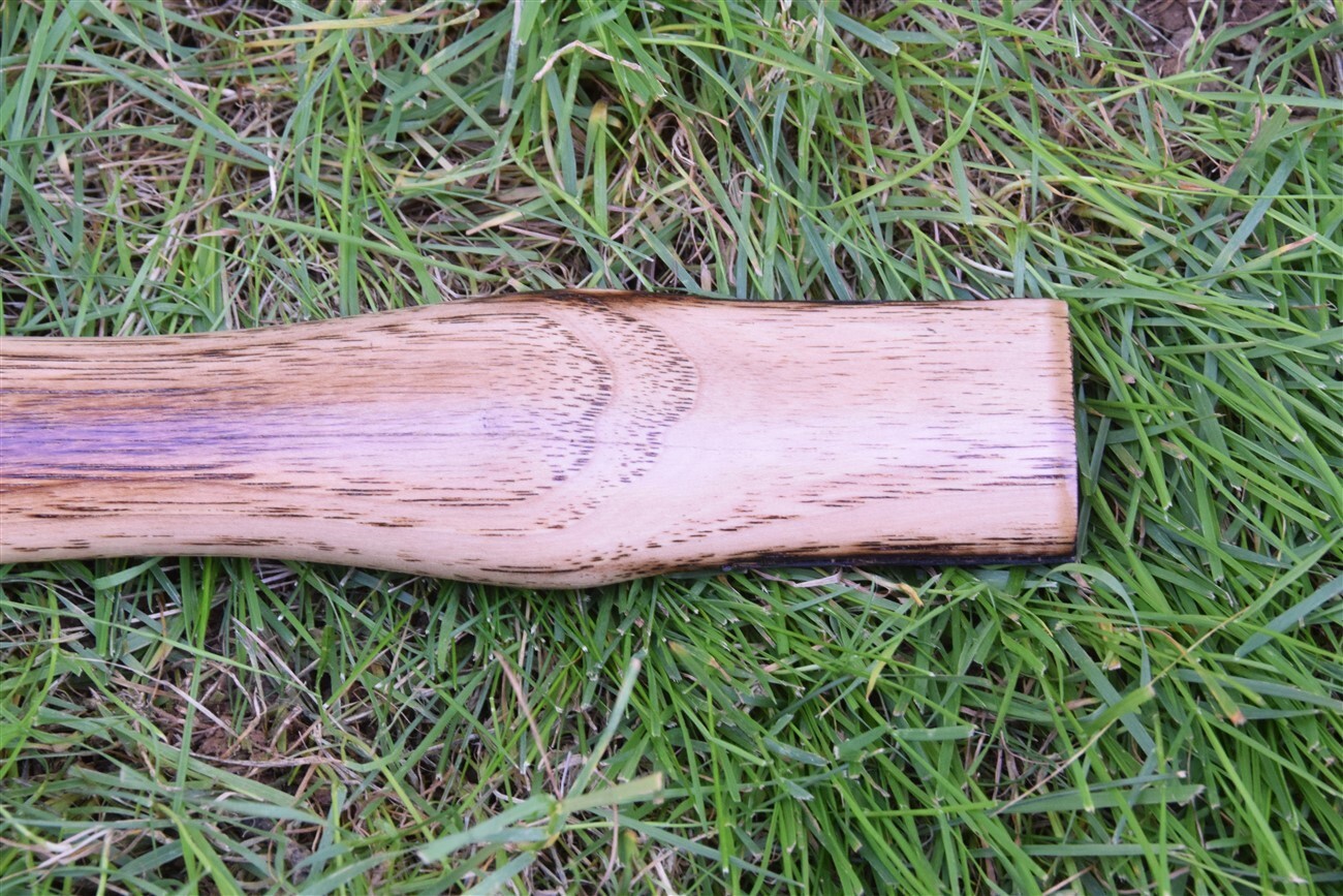 Hickory 18" STRAIGHT Stiletto Hammer REPLACEMENT HANDLE Fire Finished Lacquered gallery