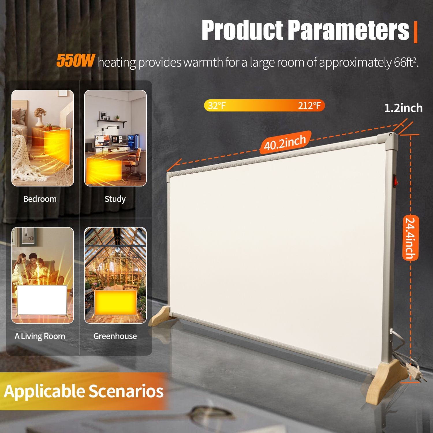 Eco-Friendly Graphene Wall Heating Panel for Maximum Comfort gallery