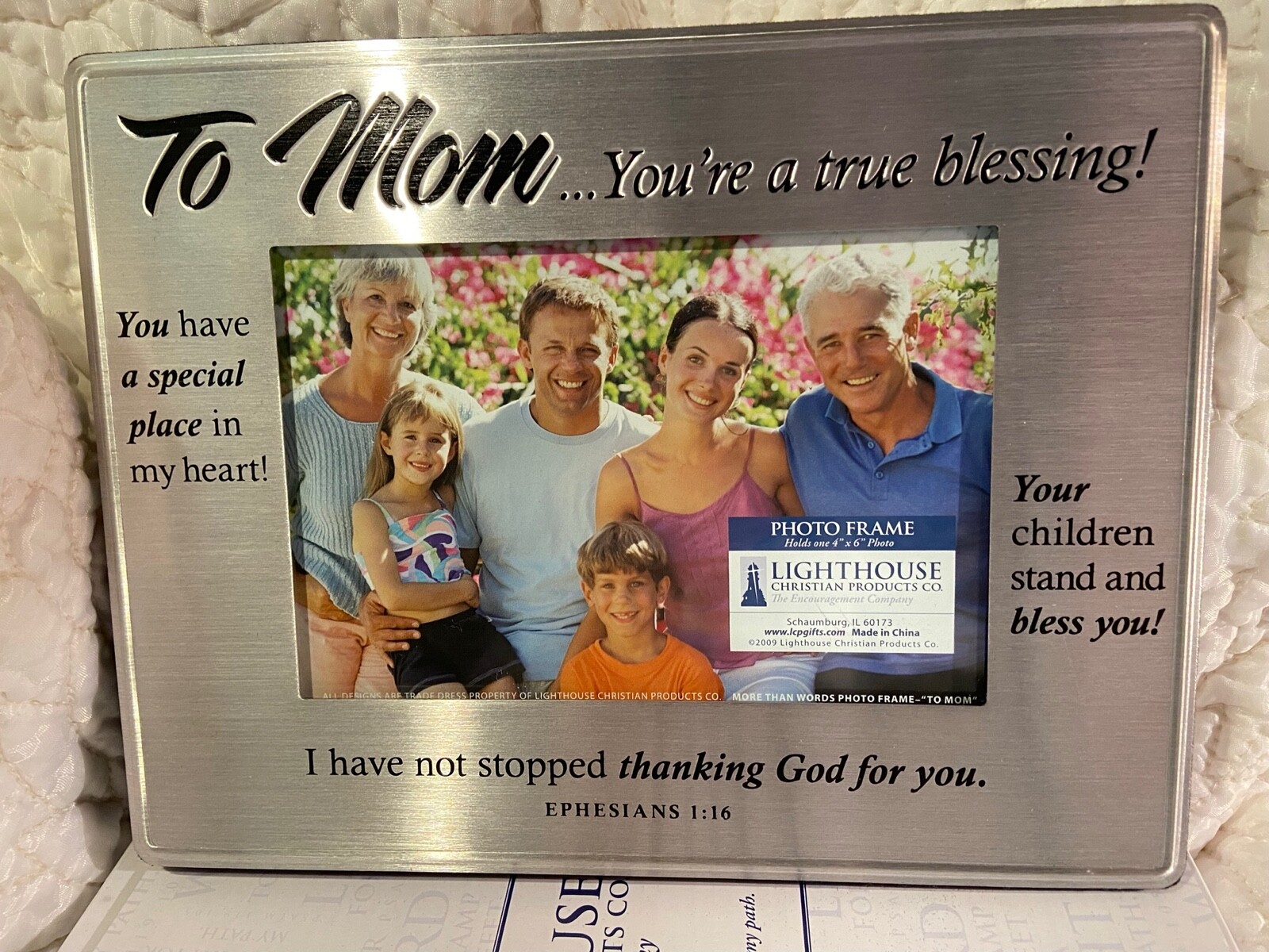 Mom, more than words silver metal frame gallery