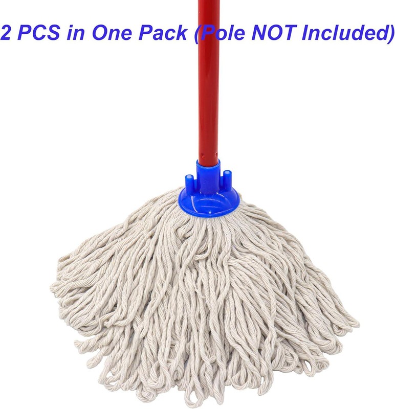 Cotton String Screw on Mop Replacement Head Compatible with All Standard US Pole gallery