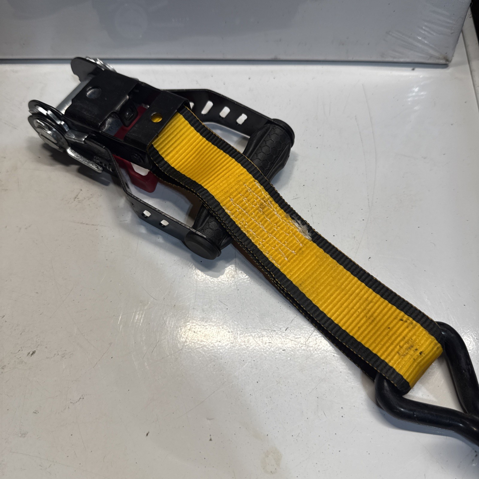 CAT Heavy Duty Nylon Ratcheting Ratchet Tie Down Straps 16' X 1 1/2" 1100 lbs. gallery