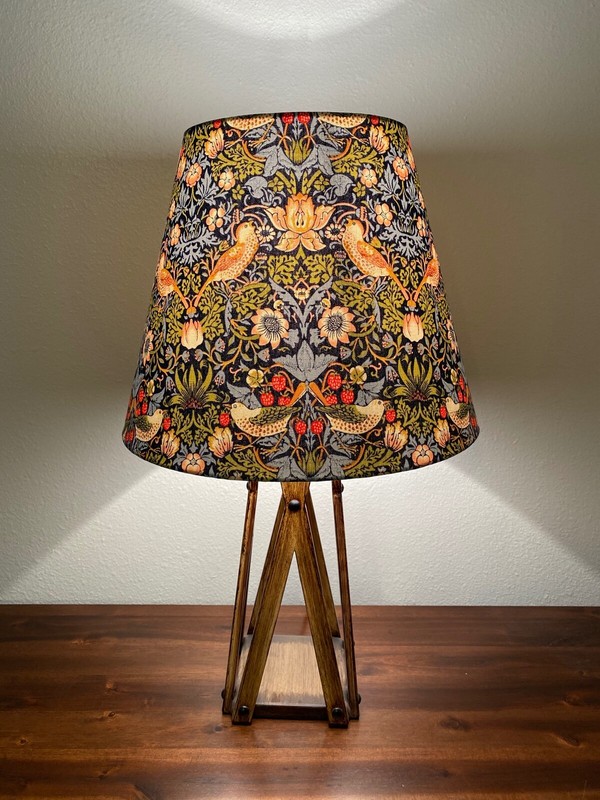 William Morris Strawberry Thief Navy Handmade Lampshade gallery