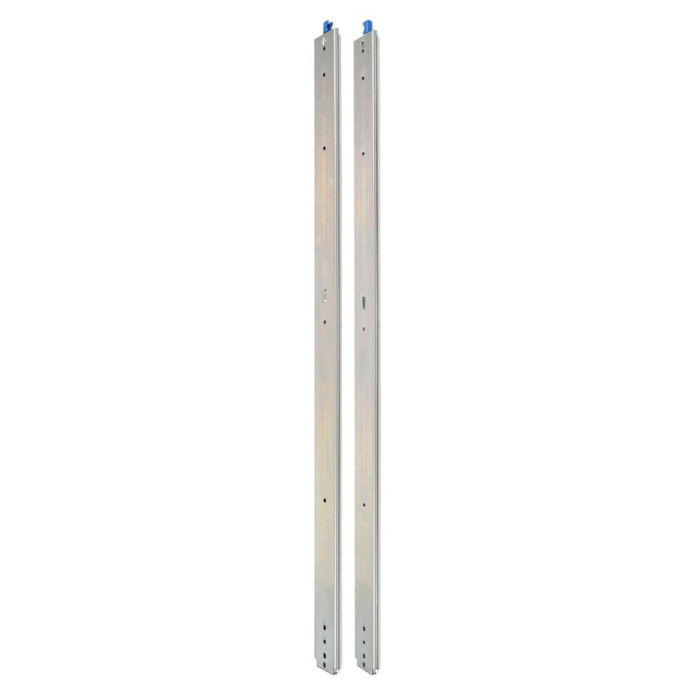 1 Pair Locking Drawer Slides 52 Inch Lock & Full Extension 500 lbs Load Capacity