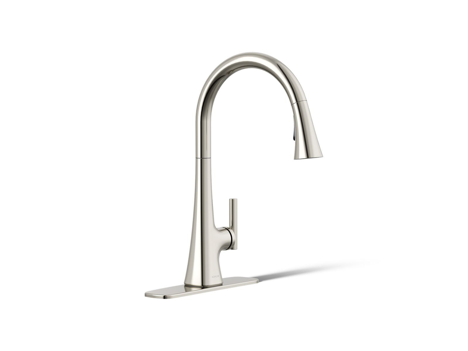 Kohler Conti Kitchen Faucet with Pull-Down Sprayer in Satin Nickel (R32123-SN) gallery
