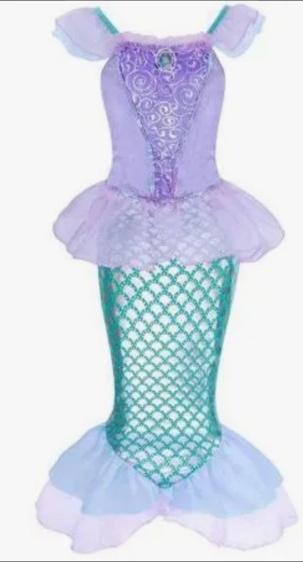 Jurebecia Princess Dress up Sequins Halloween Costume, Toddler, Size 6(4-5Years) gallery