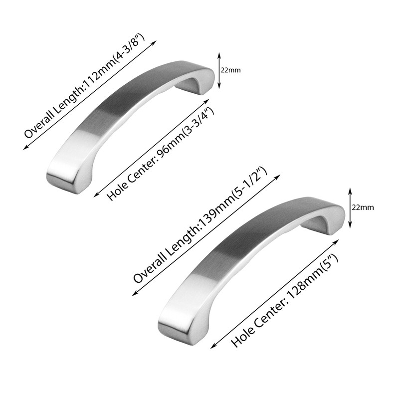 Traditional Handle Bar Pull Kitchen / Bathroom Cabinet Hardware Cupboard Door gallery