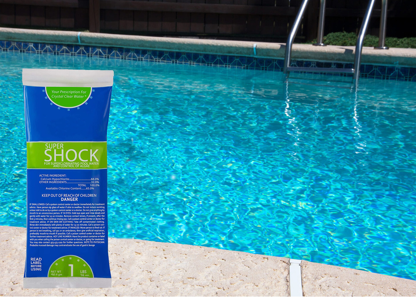 Swimming Pool 68% Calcium Hypochlorite Chlorine Super Shock - (Choose Quantity) gallery