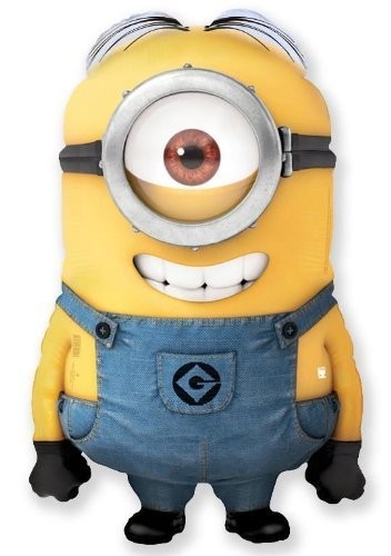 ® 75cm (30") Minion Foil Balloon - Children's Party Decoration gallery