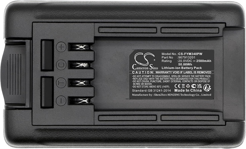2500Mah Replacement Battery for Flymo BA01, 967913201, B16-2025A, C-Li 20V, K965 gallery