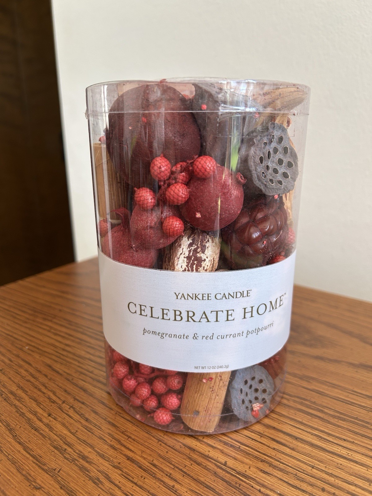YANKEE CANDLE Dry Potpourri POMEGRANATE AND RED CURRANT 12 oz Retired HTF gallery