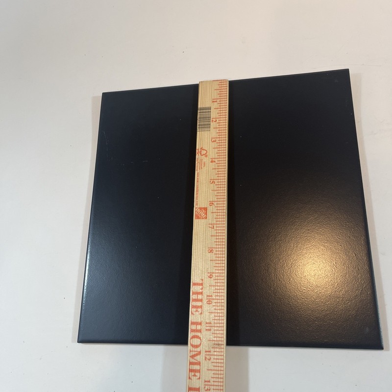 Interceramic Ceramic Floor Tile Black 12 X 12 SINGLE TILE Discontinued gallery