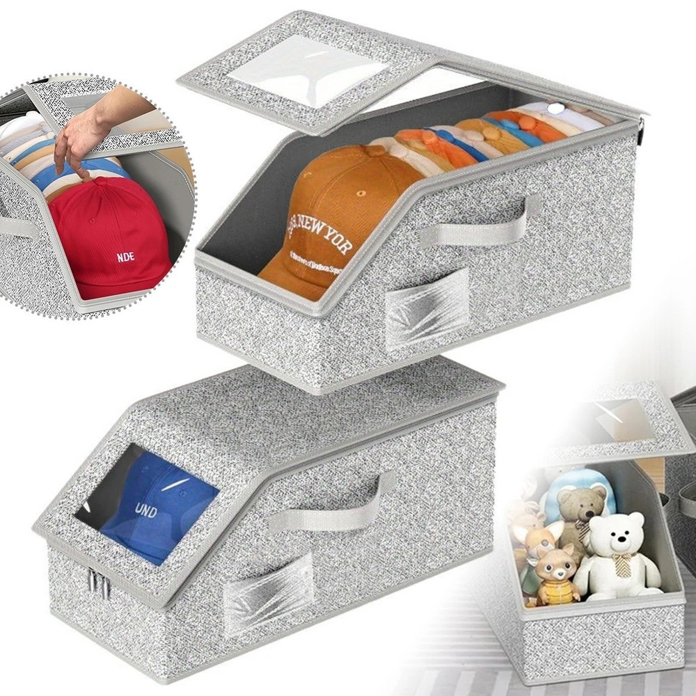 1 PCS Stackable Hat Storage for Baseball Caps, Holds up to 24 Caps Hat Organizer