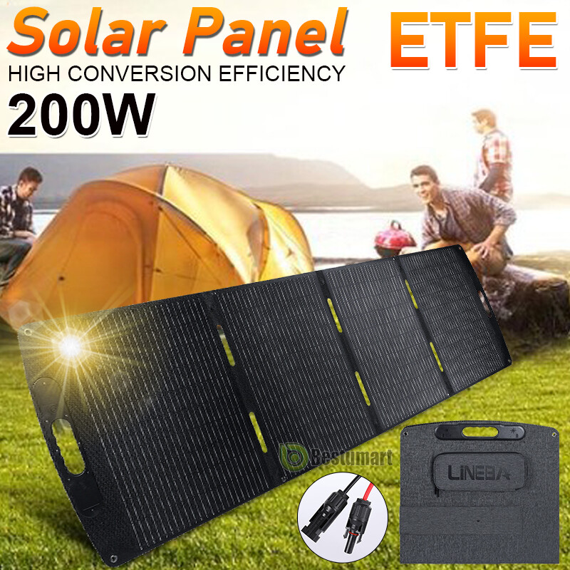 100W 200W 400W Foldable Solar Panel Portable Solar Charger Rv Camping Home gallery