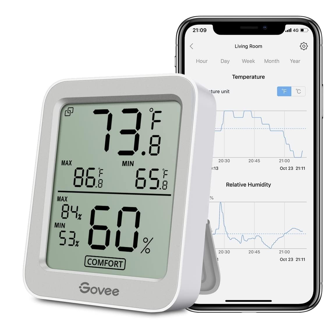 Wifi Freezer Thermometer Alarm, Freezer Alarm with App Notifications, Digital Fr gallery