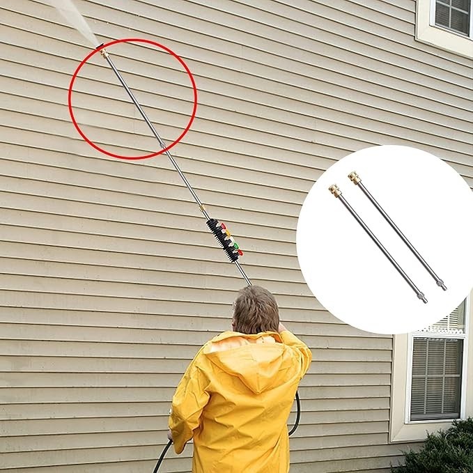 Pressure Washer Extension Wand, 17 Inch Stainless Steel, Power Lance, 2 Pack gallery