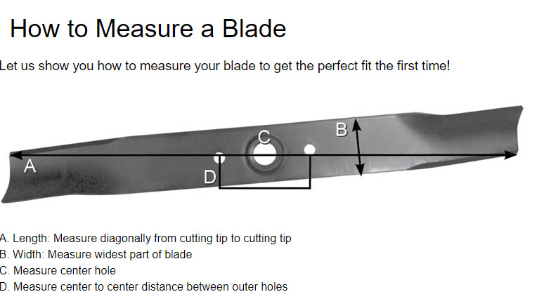 20" Universal Replacement Lawnmower Blade - 3/8" Center Hole gallery