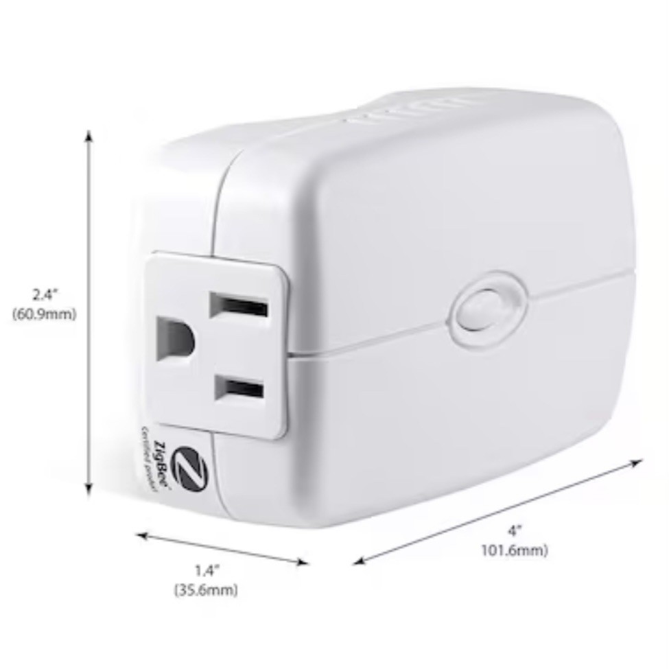 GE Zigbee Plug-In EZ Smart Switch 45853GE Remote Outlet On/Off Lighting Control gallery