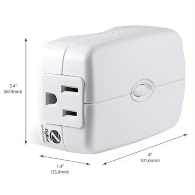 GE Zigbee Plug-In EZ Smart Switch 45853GE Remote Outlet On/Off Lighting Control gallery