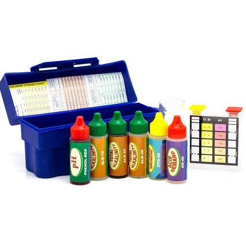 5-Way Swimming Pool & Spa Test Kit For pH Chlorine Bromine Alkalinity Acid Deman gallery