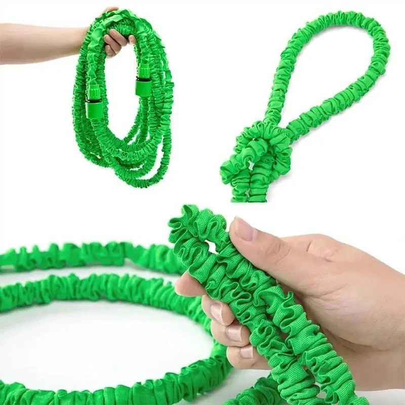 200FT Expandable Garden Hose with 7-Function Spray Gun | Durable Leakproof Flexy gallery