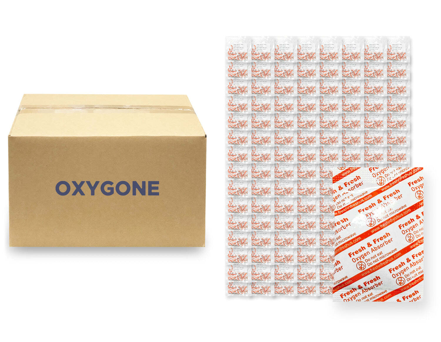 Fresh & Fresh (1000 Packet) 300CC Premium Oxygen Absorbers(100 Bag of 10 Packet) gallery