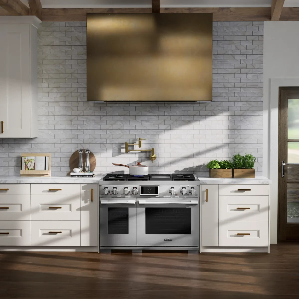 SKS 48" Freestanding Gas Pro Smart Range with 6 Sealed Burners - SKSGR480GS gallery